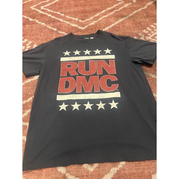 Men’s RUN DMC T Shirt M Gray - Picture 5 of 6